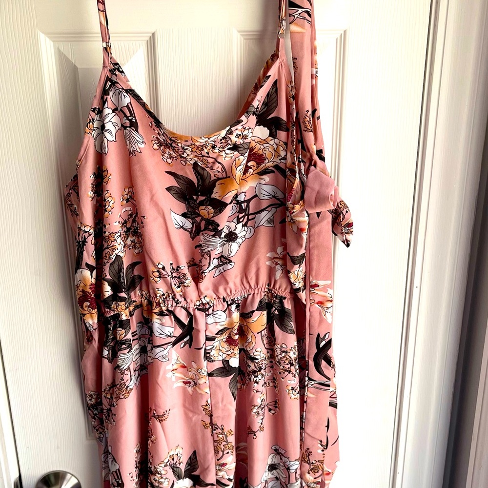 2XL baby pink floral jumper 🌸🌺